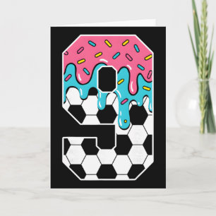 Carte Glace qui coule au football pour enfant de 9 ans p