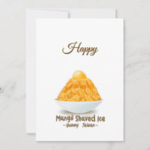 Glace râpée à la mangue de Taïwan | Dessert d'été