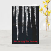 Carte GLACIAL c'est votre anniversaire ! (Fleur jaune)