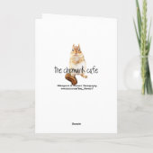 Carte glaciale de Joyeux Noël de pin (Dos)