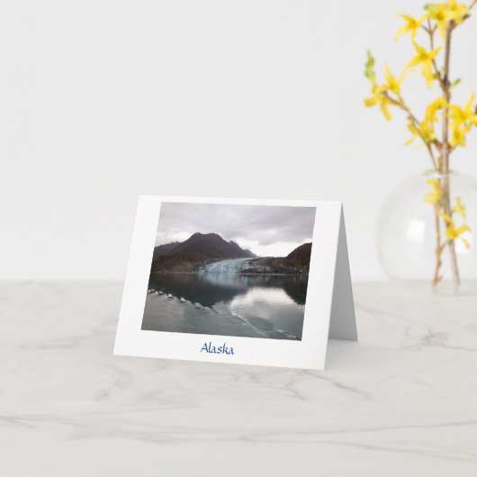 Carte Glacier de l'Alaska (Fleur jaune)