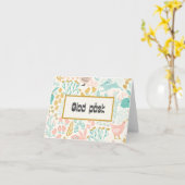 Carte Glad Påsk, Suédois Joyeux Pâques (Fleur jaune)