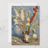 Carte Gladioli et China Asters | Vincent van Gogh (Devant)