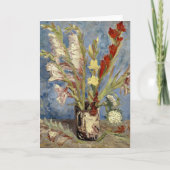 Carte Gladioli et China Asters | Vincent van Gogh (Devant)