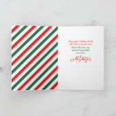 Carte Glam Black Woman Festive Noël élégant (Intérieur)