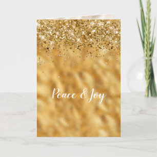Carte Glam Gold Confeti Glitter Inspiration