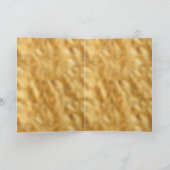 Carte Glam Gold personnalisé (Intérieur)