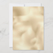 Carte Glam Luxe Gold Parties scintillant Peace (Dos)