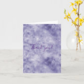 Carte Glam pourpre (Fleur jaune)