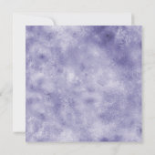 Carte Glam violet Gold Parties scintillant Coeur (Dos)