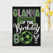 Carte Glamour du garçon de la fête d'anniversaire de foo (Fleur jaune)