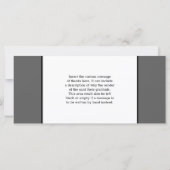 Carte Glamour "Merci For Your Kindness" (Dos)