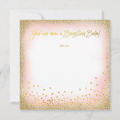 Carte Glamour Rose Ajoutez votre Texte (Dos)