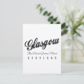 Carte Glasgow Scotland "The Dear Green Place" (Debout devant)
