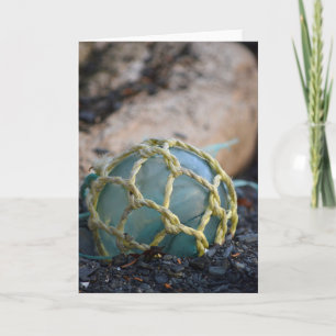 Carte Glass Fishing Float, Vertical