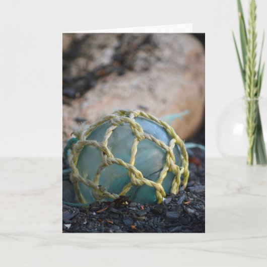 Carte Glass Fishing Float, Vertical (Devant)