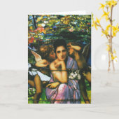 Carte Glass Window Arts par Louis Tiffany Card (Fleur jaune)