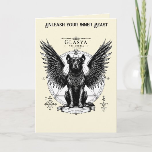 Carte Glasya libère les ailes de la Goétie (Devant)