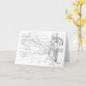 Carte Glencoe Valley Scotland (Fleur jaune)