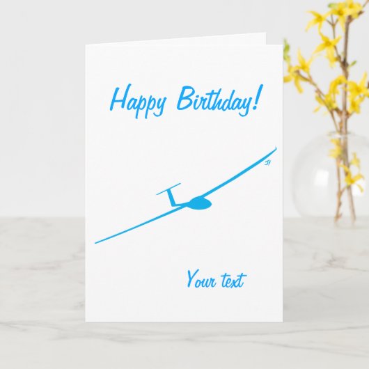 Carte Glider (Fleur jaune)