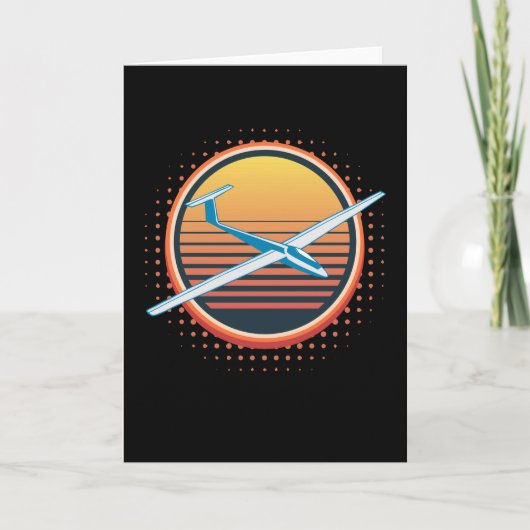 Carte Glider Glider Glider Pilot (Devant)