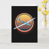 Carte Glider Glider Glider Pilot (Fleur jaune)