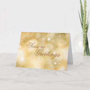 Carte Glitter Gold Christmas