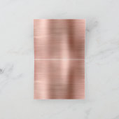 Carte Glittery Rose Gold Foil 60e Anniversaire Merci (Intérieur)