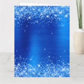 Carte Glittery Royal Blue Grand Joyeux anniversaire (Dos)