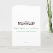 Carte Glitz Green 'VIP BRO' 'Joyeux anniversaire' (Dos)