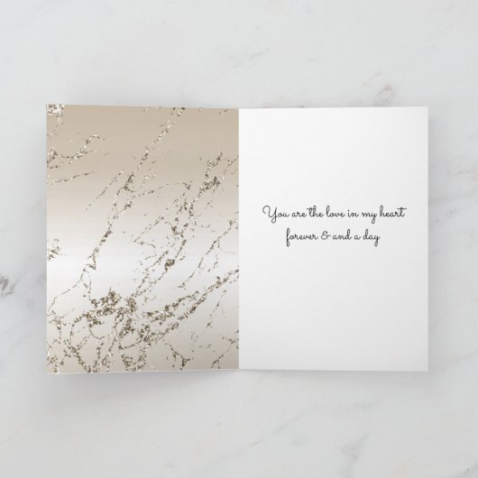 Carte Glitz Or (Intérieur)