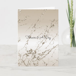 Carte Glitz Or
