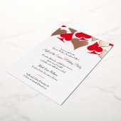 Carte Glitzy convient Casino Night Party Invitatio (Rotation)