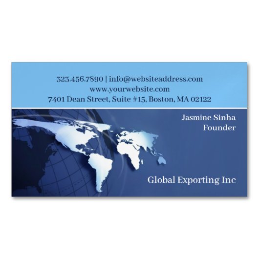 Carte globale (devant)