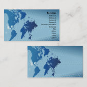 carte globale de mot et conception de carte de (Devant / Derrière)