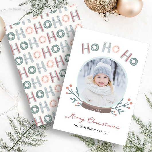 Carte Globe De Neige De Noël