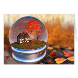 Carte Globe Maple Leaf