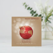 Carte Globe Orament Holiday (Debout devant)