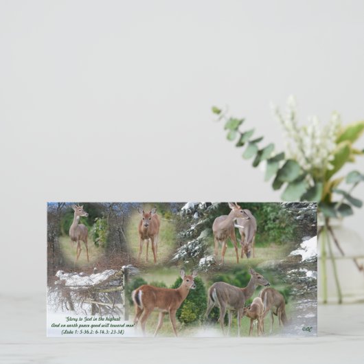 Carte Gloire à Dieu... (Debout devant)