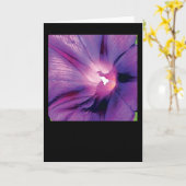 Carte Gloire de matin (Fleur jaune)