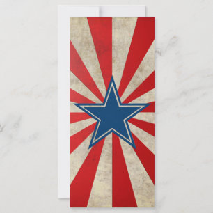 Carte Gloire vieillissante - Rouge, Blanc et Bleu
