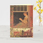 Carte Gloires de matin du jour de mère (Fleur jaune)