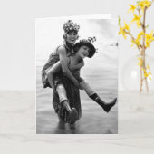 Carte Gloria Swanson et Phyllis Haver (Fleur jaune)