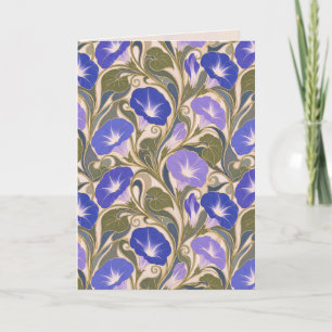 Carte Glorieuse Art Nouveau de matin d'anniversaire