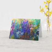 Carte Glorieux Garden Flowers Card Art Ancien (Fleur jaune)