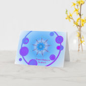 Carte GloryStar5 (avec citation espagnole) (Fleur jaune)