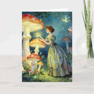 Carte Glowing giant mushroom garden