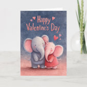 Carte Glowing Smile Valentine Card (Devant)