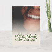 Carte Glücklich steht Dir intestin ! (Devant)