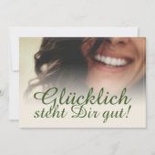 Carte Glücklich steht Dir intestin ! (Devant)